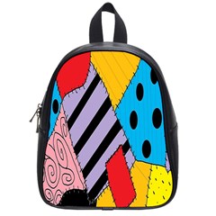 Sally s Patchwork Pattern School Bags (small)  by Alisyart