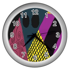 Sally Skellington Fabric Wall Clocks (silver) 