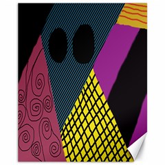 Sally Skellington Fabric Canvas 11  X 14   by Alisyart