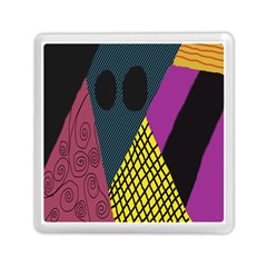 Sally Skellington Fabric Memory Card Reader (square)  by Alisyart