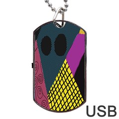 Sally Skellington Fabric Dog Tag Usb Flash (one Side)