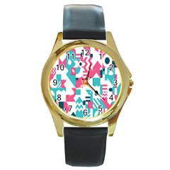 Poster Round Gold Metal Watch by Alisyart