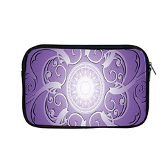 Purple Background With Artwork Apple Macbook Pro 13  Zipper Case