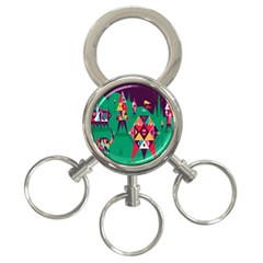 Studio Crafts Unique Visual  Projects 3-ring Key Chains by Alisyart