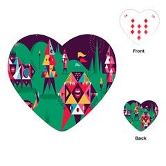 Studio Crafts Unique Visual  Projects Playing Cards (heart)  by Alisyart
