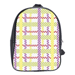 Webbing Plaid Color School Bags (xl)  by Alisyart