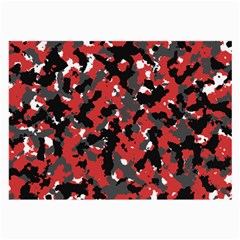 Spot Camuflase Red Black Large Glasses Cloth (2-side)