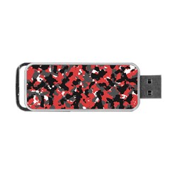 Spot Camuflase Red Black Portable Usb Flash (two Sides)