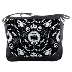 Wrapping Paper Nightmare Monster Sinister Helloween Ghost Messenger Bags by Alisyart