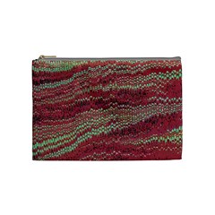 Scaly Pattern Colour Green Pink Cosmetic Bag (medium) 