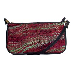 Scaly Pattern Colour Green Pink Shoulder Clutch Bags