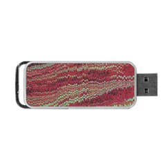 Scaly Pattern Colour Green Pink Portable Usb Flash (one Side)