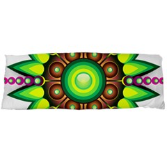 Design Elements Star Flower Floral Circle Body Pillow Case (dakimakura)