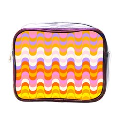 Dna Early Childhood Wave Chevron Rainbow Color Mini Toiletries Bags