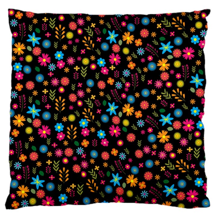 Floral pattern Large Cushion Case (One Side)