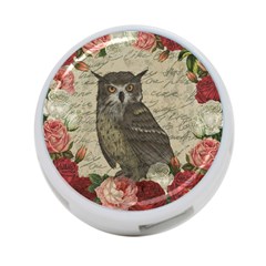 Vintage owl 4-Port USB Hub (Two Sides) 