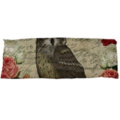 Vintage owl Body Pillow Case Dakimakura (Two Sides)