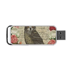 Vintage owl Portable USB Flash (Two Sides)