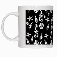 Seahorse pattern White Mugs