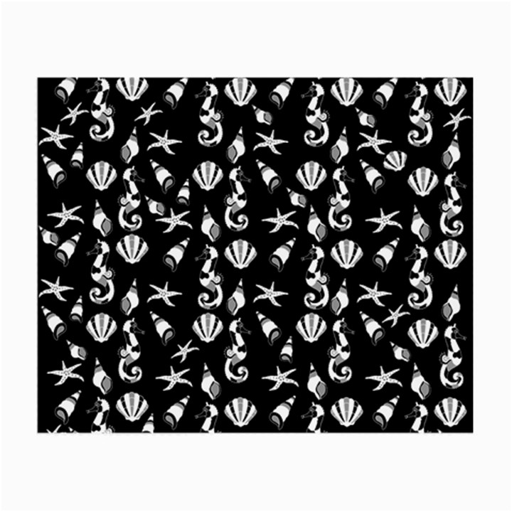 Seahorse pattern Small Glasses Cloth (2-Side)