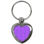 Seahorse pattern Key Chains (Heart)  Front