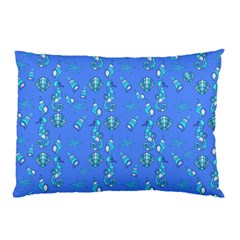 Seahorse Pattern Pillow Case (two Sides) by Valentinaart