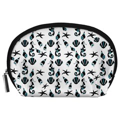 Seahorse pattern Accessory Pouches (Large) 