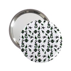 Seahorse pattern 2.25  Handbag Mirrors