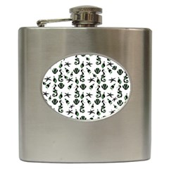 Seahorse pattern Hip Flask (6 oz)