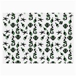 Seahorse pattern Large Glasses Cloth (2-Side) Front