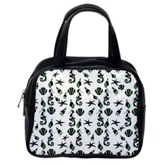 Seahorse pattern Classic Handbags (One Side)