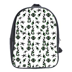 Seahorse pattern School Bags(Large) 