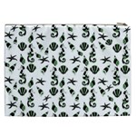 Seahorse pattern Cosmetic Bag (XXL)  Back
