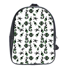 Seahorse pattern School Bags (XL) 