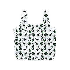 Seahorse Pattern Full Print Recycle Bags (s) 