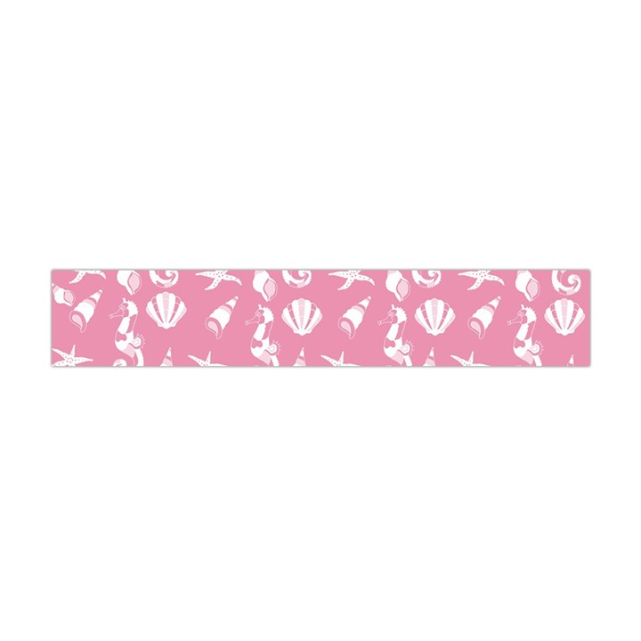 Seahorse pattern Flano Scarf (Mini)