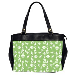 Seahorse Pattern Office Handbags (2 Sides)  by Valentinaart