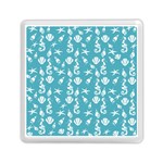 Seahorse pattern Memory Card Reader (Square)  Front