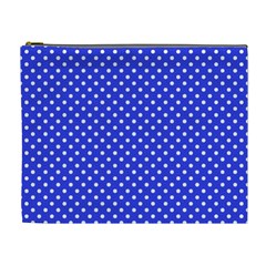 Polka Dots Cosmetic Bag (xl) by Valentinaart