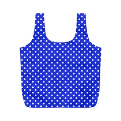 Polka Dots Full Print Recycle Bags (m)  by Valentinaart