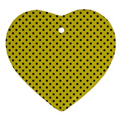 Polka Dots Ornament (heart) by Valentinaart