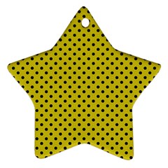 Polka Dots Ornament (star) by Valentinaart