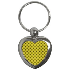 Polka Dots Key Chains (heart)  by Valentinaart