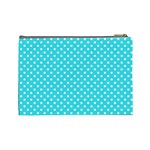 Polka dots Cosmetic Bag (Large)  Back