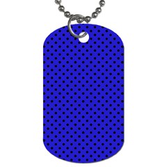 Polka Dots Dog Tag (two Sides) by Valentinaart