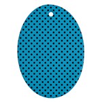 Polka dots Ornament (Oval) Front