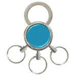 Polka dots 3-Ring Key Chains Front