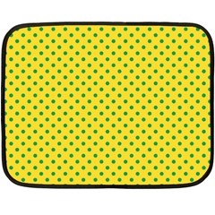 Polka dots Double Sided Fleece Blanket (Mini) 