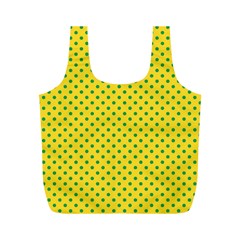 Polka dots Full Print Recycle Bags (M) 