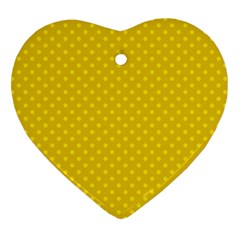 Polka Dots Heart Ornament (two Sides) by Valentinaart